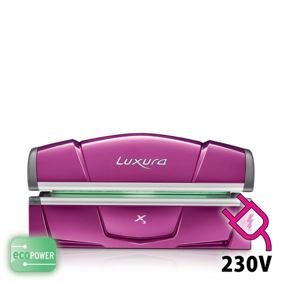 Horizontální solárium - Luxura X3 30 SPr - Fuchsia Pink - Fialovo-růžová