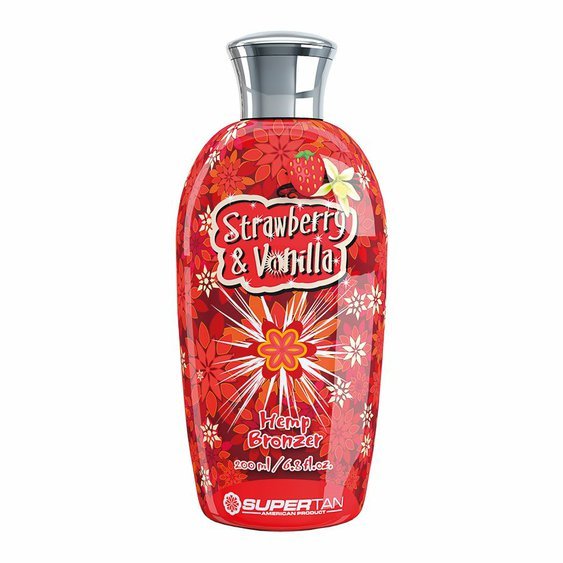 Solární kosmetika - Supertan - Super Sensations - Strawberry & Vanilla, 200ml