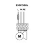 Ventilátor do potrubí - průměr 200mm (pomalejší/tišší) - schéma